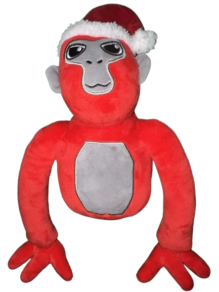 Red Christmas Monke Plush